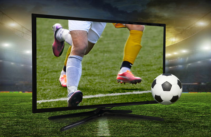 football tv concept image